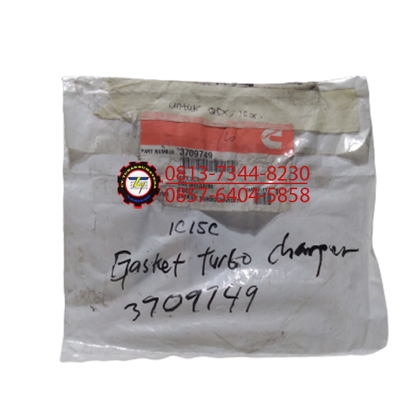 GASKET TURBO CHARGER PART NUMBER 3709749 CUMMINS SPARE PART GENSET LAMPUNG