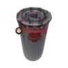 OIL FILTER PART NUMBER C-6204 SAKURA SPARE PART FORKLIFT