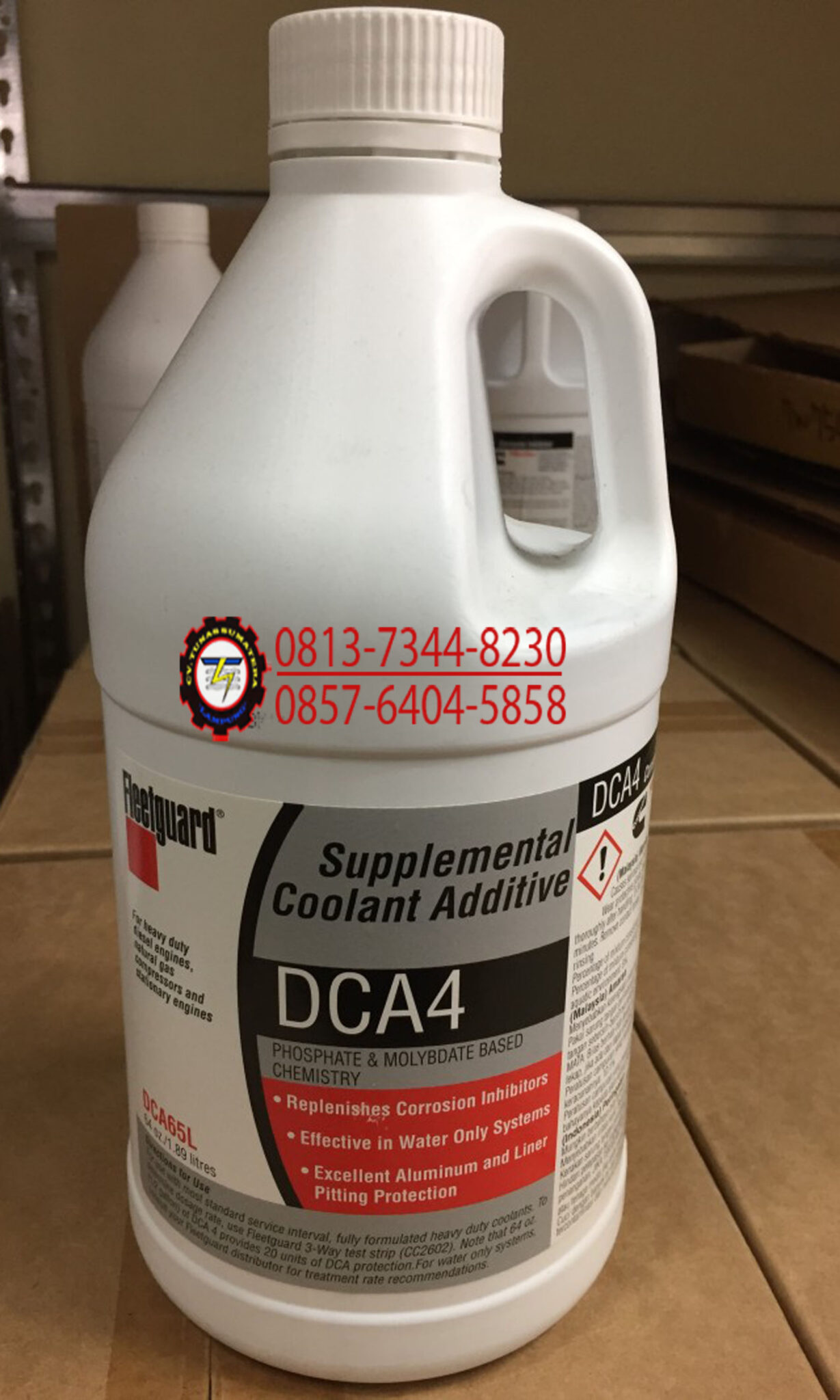 SUPPLEMENT COOLANT ADDITIVE PN DCA65L FLEETGUARD CV Tunas Sumatera Lampung