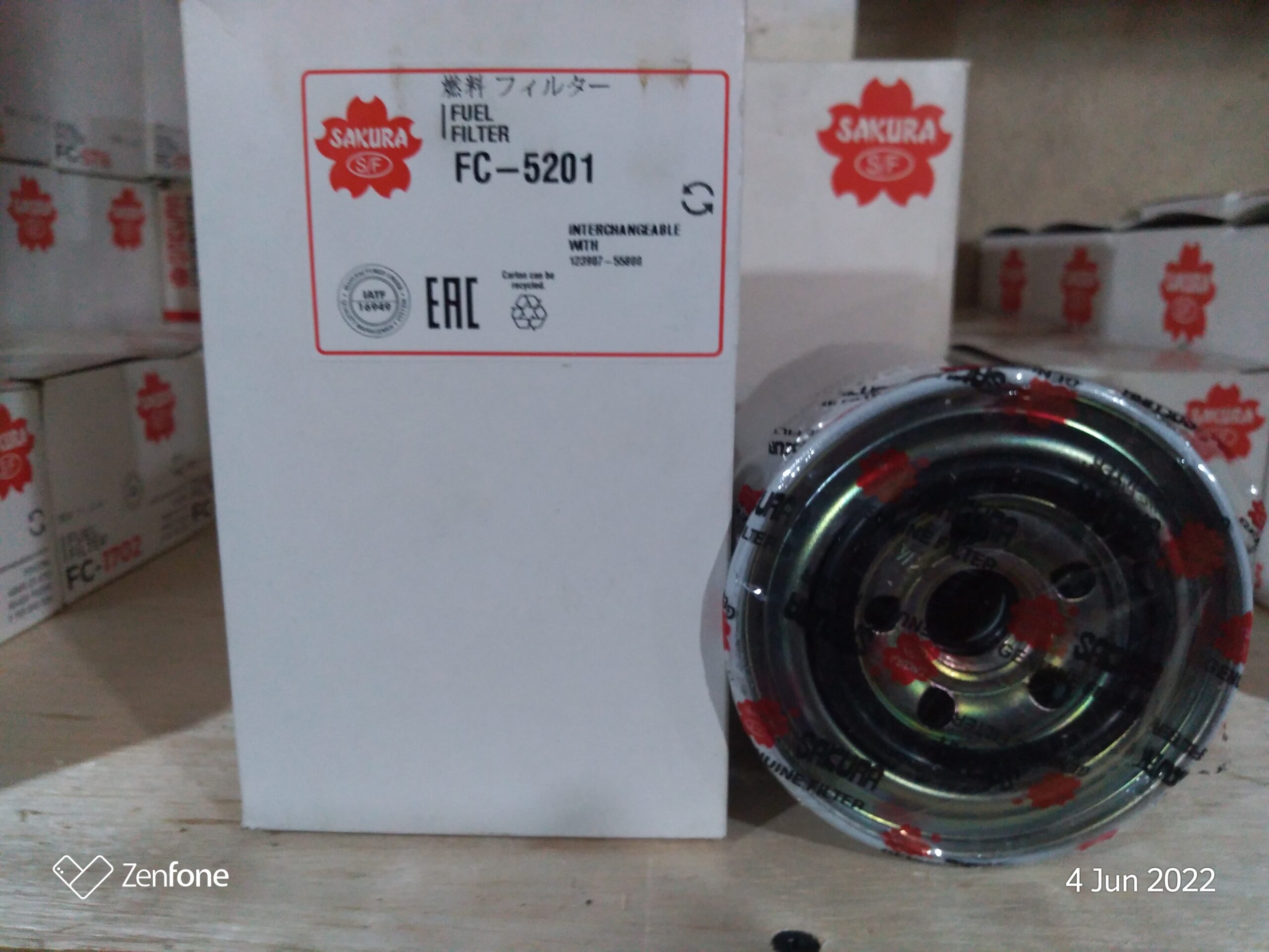 FILTER FUEL, PN. FC-5201 SAKURA - Gambar 2